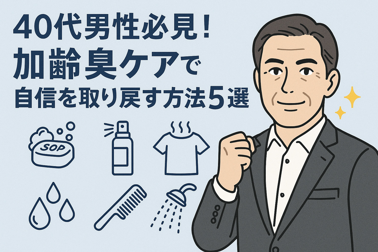 40代 男性 加齢臭 ケア